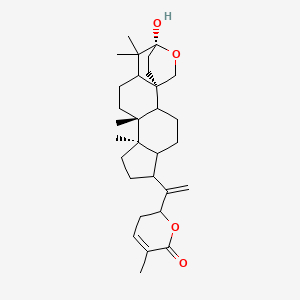 molecular formula C30H44O4 B12429108 2-[1-[(1S,9R,10R,15S)-15-hydroxy-9,10,14,14-tetramethyl-16-oxapentacyclo[13.2.2.01,13.02,10.05,9]nonadecan-6-yl]ethenyl]-5-methyl-2,3-dihydropyran-6-one 