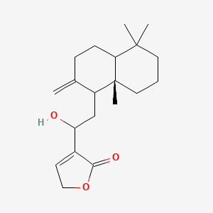 molecular formula C20H30O3 B12429138 12-epi-Vitexolide D; Curcucomosin C 