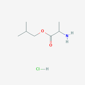 molecular formula C7H16ClNO2 B12429140 2-Methylpropyl 2-aminopropanoate hydrochloride 