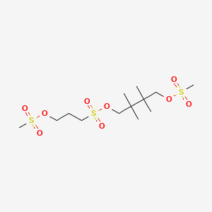 molecular formula C13H28O9S3 B12429150 Busulfan propyl-d4 (mesylate) 