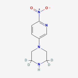 4-(6-Nitro-3-pyridinyl)-piperazine-2,2,6,6-d4