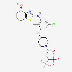 molecular formula C24H26ClF6N3O3S B12429185 ROR|At/DHODH-IN-1 