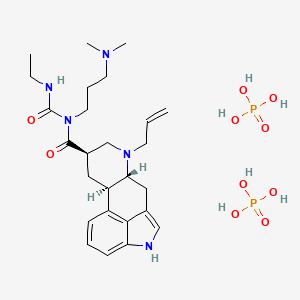 molecular formula C26H43N5O10P2 B1242923 Cabergoline Diphosphate CAS No. 85329-89-1