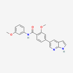 molecular formula C22H19N3O3 B12429284 Tnik-IN-2 