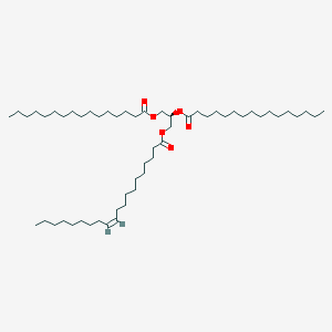 molecular formula C55H104O6 B1242930 [(2R)-2,3-di(hexadecanoyloxy)propyl] (Z)-icos-11-enoate 