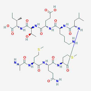 molecular formula C45H81N11O14S2 B12429308 HIV gag peptide (197-205) 
