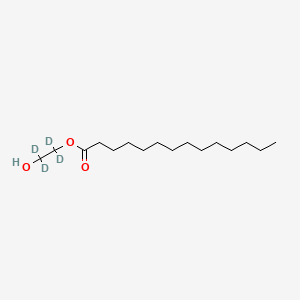 molecular formula C16H32O3 B12429321 Ethylene Gycol Monomyristate-d4 