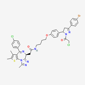 molecular formula C40H38BrCl2N7O3S B12429335 ML 2-14 