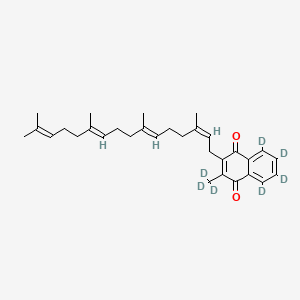 molecular formula C31H40O2 B12429394 cis-Vitamin K2-d7 