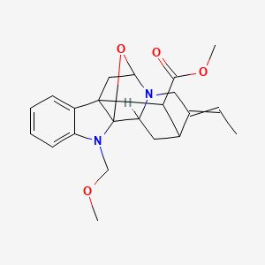 molecular formula C22H26N2O4 B12429405 N1-Methoxymethyl picrinine 