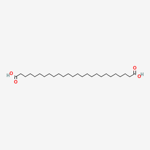 molecular formula C26H50O4 B1242944 Hexacosanedioicacid CAS No. 3365-67-1
