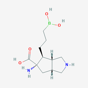 molecular formula C11H21BN2O4 B12429456 Arg1-IN-1 