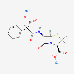 molecular formula C17H16N2Na2O6S B12429495 Carbenicillin (disodium) 