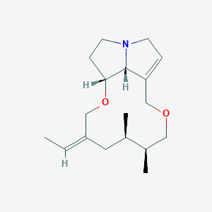 molecular formula C18H29NO2 B1242950 Senecionan 