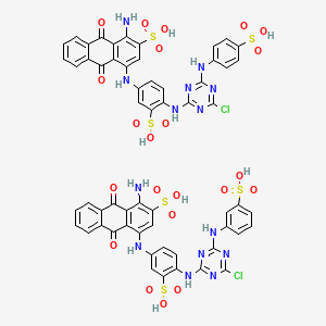 molecular formula C58H40Cl2N14O22S6 B12429509 ProcionBlueHB 