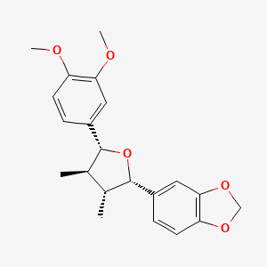 molecular formula C21H24O5 B1242951 futokadsurin B 