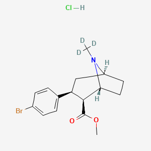 molecular formula C16H21BrClNO2 B12429524 RTI-51-d3 (hydrochloride) 
