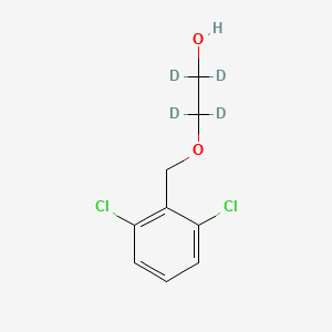 molecular formula C9H10Cl2O2 B12429570 2-[(2,6-Dichlorobenzyl)oxy]ethanol-d4 