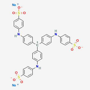 molecular formula C37H27N3Na2O9S3 B1242963 C.I. Acid Blue 93, disodium salt 