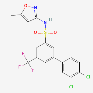 molecular formula C17H11Cl2F3N2O3S B12429640 Cas9-IN-1 