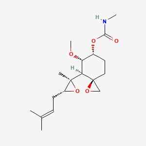 (3R,4S,5S,6R)-5-Methoxy-4-[(2R,3R)-2-methyl-3-(3-methyl-2-butenyl)oxiranyl]-1-oxaspiro[2.5]oct-6-yl methylcarbamate