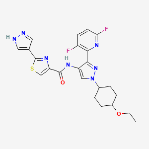 molecular formula C23H23F2N7O2S B12429690 Irak4-IN-8 
