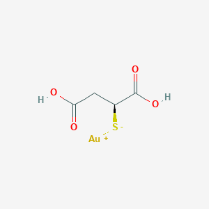 (S)-(1,2-Dicarboxyethylthio)gold