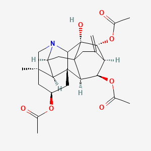 molecular formula C26H33NO7 B12429714 Guanfu base G 