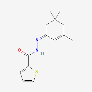 N'-(3,5,5-trimethyl-2-cyclohexenyliden)-2-thiophenecarbohydrazide