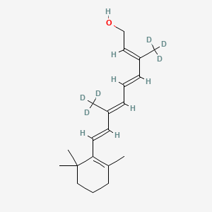molecular formula C20H30O B12429787 Retinol-d6 