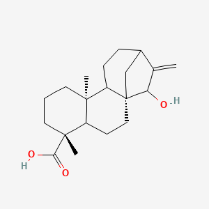 molecular formula C20H30O3 B12429794 Deacetylxylopic acid; ent-15alpha-Hydroxykaurenoic acid 