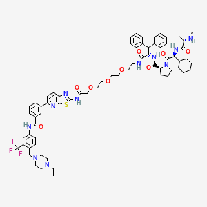 molecular formula C67H82F3N11O9S B12429795 Sniper(abl)-047 