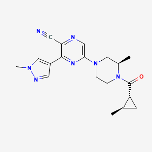 molecular formula C19H23N7O B12429806 PI3K-IN-9 