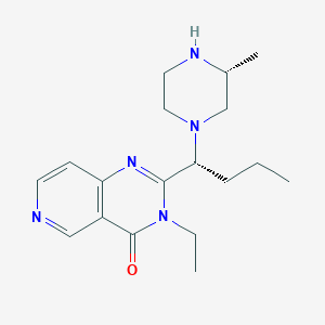 molecular formula C18H27N5O B12429813 Cav|A2|A-IN-1 