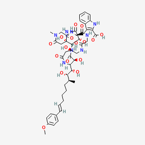 molecular formula C47H62N8O16 B1242986 Microsclerodermin B 