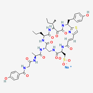 molecular formula C44H54N9NaO14S2 B12429873 Cyclotheonellazole A 