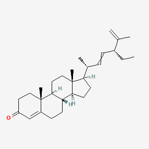 molecular formula C29H44O B12429909 Stigmasta-4,22,25-trien-3-one, (22E)- 