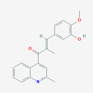 molecular formula C21H19NO3 B12429924 Microtubule inhibitor 1 