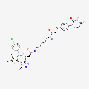 molecular formula C37H40ClN7O5S B12429959 SJ995973 