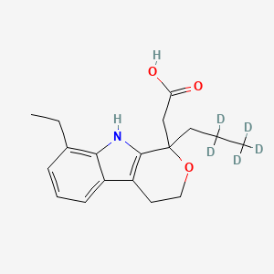 molecular formula C18H23NO3 B12429967 1-Propyl Etodolac-d5 