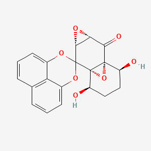 (1'R,3'S,5'R,7'S,8'R,11'S)-8',11'-dihydroxyspiro[2,4-dioxatricyclo[7.3.1.05,13]trideca-1(12),5,7,9(13),10-pentaene-3,6'-4,12-dioxatetracyclo[5.4.1.01,7.03,5]dodecane]-2'-one