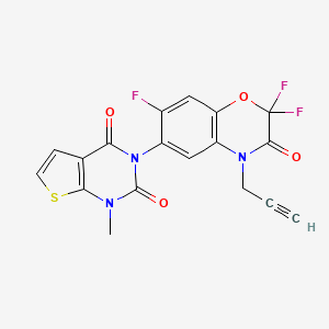 molecular formula C18H10F3N3O4S B12430023 Ppo-IN-1 
