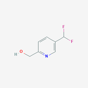 molecular formula C7H7F2NO B12430031 [5-(Difluoromethyl)pyridin-2-YL]methanol 