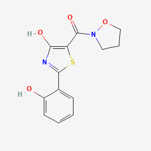 molecular formula C13H12N2O4S B12430042 TRPM8 antagonist 3 