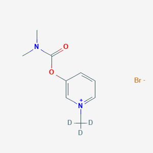 molecular formula C9H13BrN2O2 B12430043 Pyridostigmine-d3 (bromide) 