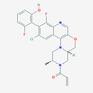 molecular formula C24H20ClF2N3O3 B12430055 KRAS G12C inhibitor 17 