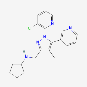 molecular formula C20H22ClN5 B12430085 ORL1 antagonist 1 