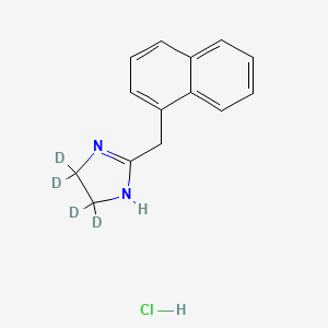 molecular formula C14H15ClN2 B12430095 Naphazoline-d4 (hydrochloride) 