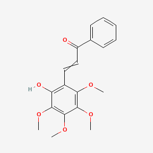 molecular formula C19H20O6 B12430187 3-(2-Hydroxy-3,4,5,6-tetramethoxyphenyl)-1-phenylprop-2-en-1-one 