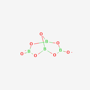 molecular formula B4O7-2 B1243019 Tetraborate CAS No. 12258-53-6